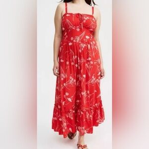 Torrid Red Floral Dress. NWT size 10 (0)